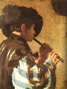 Hendrick Terbrugghen The Flute Player Spain oil painting artist